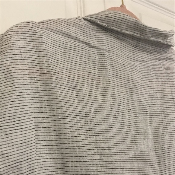 100% Linen Short Sleeve Top / C&C California - Picture 8 of 10